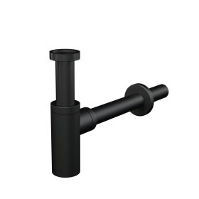 Alca A400BLACK DESIGN mosdószifon DN32, fekete-matt