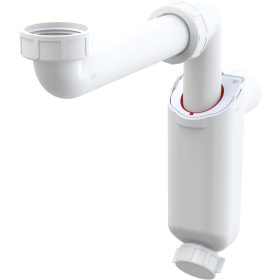   Alca A43S-DN40 Helytakarékos mosdószifon 5/4" hollandi anyával