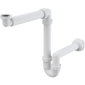   Alca A434 Helytakarékos mosdószifon 5/4" hollandi anyával