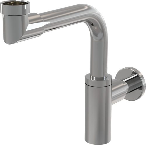 Alcadrain A403 DESIGN mosdószifon DN32 DESIGN, fém, helytakarékos