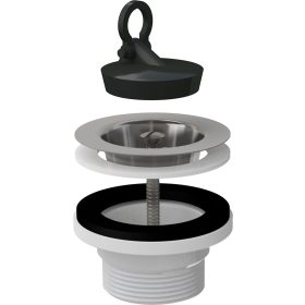  Alca A33 Mosogató leeresztő 6/4" rozsdamentes ráccsal DN70