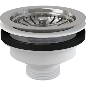   Alca A37 Mosogató leeresztő 6/4" rozsdamentes ráccsal DN115