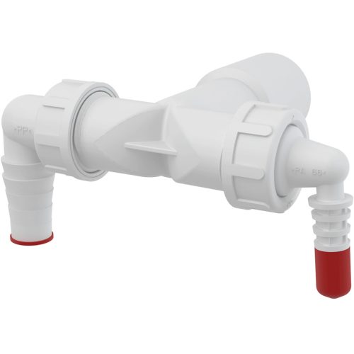 Alca P156Z Dupla csonk DN40/32 / 8–23, visszacsapó szelepekkel
