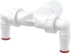 Alca P155Z Dupla csonk DN40/32 / 17–23, visszacsapó szelepekkel
