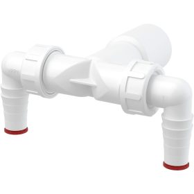   Alca P155Z Dupla csonk DN40/32 / 17–23, visszacsapó szelepekkel
