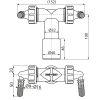 Alca P157Z Dupla csonk G1"/8–16 szelepekkel