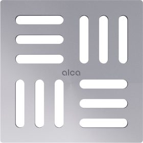 Alca MPV001 Design rács 102×102 mm rozsdamentes-fényes