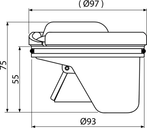 Alca APV0020 Kombinált SMART bűzzár