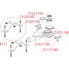 Alca APZ-S6 Extra-alacsony szifon DN40 és készlet állítható lábakkal