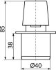 Alca APH40 Légbeszívó szelep DN40