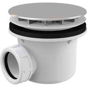 Alca A49CR Zuhanyszifon sapkával, króm 90mm