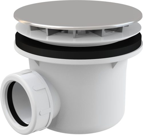 Alcadrain A49CR Zuhanyszifon sapkával, króm 90mm