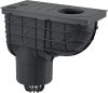 Alcadrain AGV2 Univerzális esővíz elvezető 300×155/125 mm, függőleges, fekete