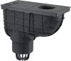 Alcadrain AGV1 Univerzális esővíz elvezető 300×155/110 mm, függőleges, fekete