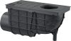 Alcadrain AGV3 Univerzális esővíz elvezető 300×155/110 mm, vízszintes, fekete