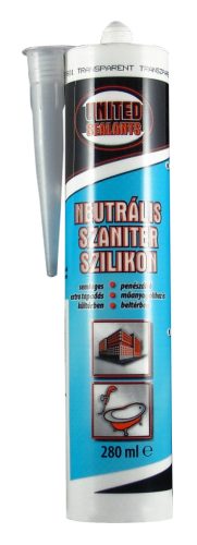 Neutrális szilikon átlátszó United Sealants 280ml