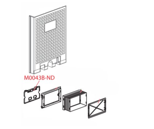 Alca M0043B-ND beépített WC tartályhoz rögzítő lap