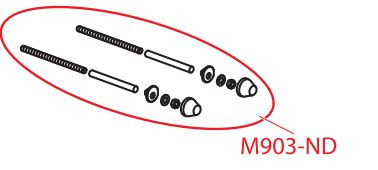 Alca M903-ND beépített WC tartályhoz Wc rögzítő szett