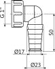 Alca P0048-ND Csonk komplett G1"/17–23