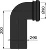 Alca M908 Szennyvízcső komplett DN90/90