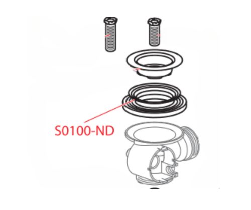 Alca S0100-ND alkatrész kád leeresztőhőz S0100-ND