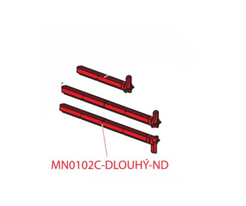 Alca MN0102C-DLOUH alkatrész öblítőlemez keret csavar (hosszú)