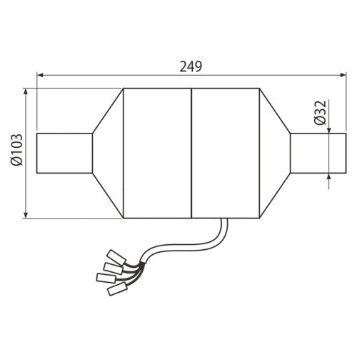 Alca P128 Ventilátor a falsík alatti szerelési rendszerekhez szellőző előkészítéssel