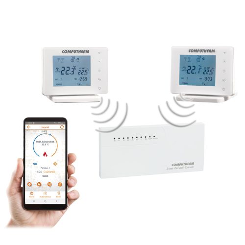 Computherm E800RF multizónás Wi-Fi termosztát vezeték nélk.