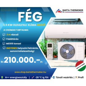 FÉG FEGACPP12/I/FEGACPP12/O 3,5kW TELEPÍTÉSI klíma szett