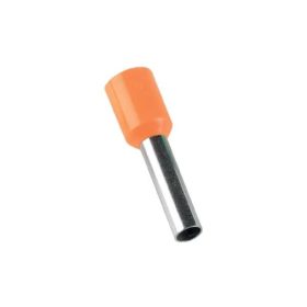 Szigetelt Érvéghüvely 4mm2 12mm Narancs 59028