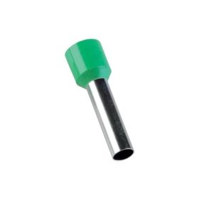 Szigetelt Érvéghüvely 10mm2 18mm Sötétzöld 59030