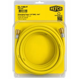   REFCO CL-144-Y Szervíztömlő 360cm 1/4" SAE-B (Sárga) 9881266
