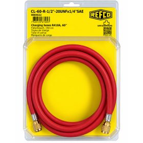   REFCO CL-60-R-1/2-20 Szervíztömlő 150cm SAE-R(Piros) 9884622