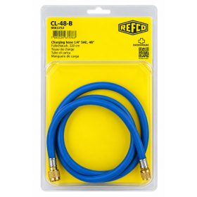   REFCO CL-48-B Szervíztömlő 120cm 1/4" SAE-B (kék) 9881252