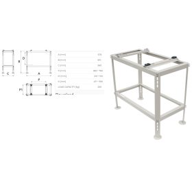  Tecnosystemi Freedom EVO 550 klímatartó állvány dupla 1015x810x560