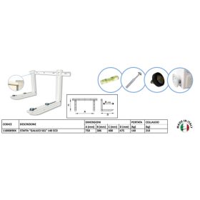 Csúsztatható konzol Tecnosystemi GALILEO SGL 475mm 190kg