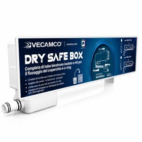 VECAMCO Dry Safe Box 430x108x50 mm Klímabox szifonnal