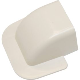   CONCM80 dekorcsatorna peremes végelzáró elem 80x60mm fehér (10db/dob)