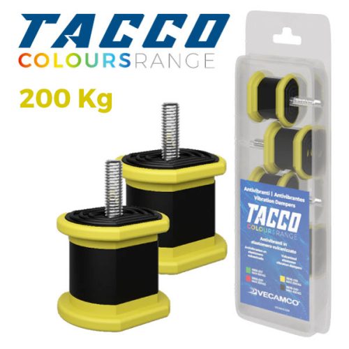 VECAMCO TACCO  gumibak sárga (200 kg) 4db/cs