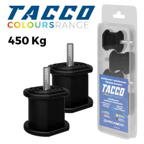 VECAMCO TACCO  gumibak fekete (450 kg) 4db/cs