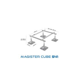 VECAMCO CUBE S41 1000x1200mm 4 lábbal 4 talppal állvány