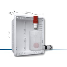   VECAMCO MINI 2 bűzelzáró klímaszifon beépítő készlettel