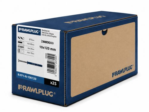 Peremes dübel + csavar (szett) RAWL 10x120 mm (25db/dob)