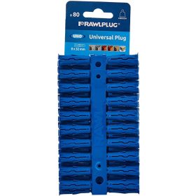 RAWL UNO Műanyag tipli univerzális 8x32 mm (80db/bliszter)