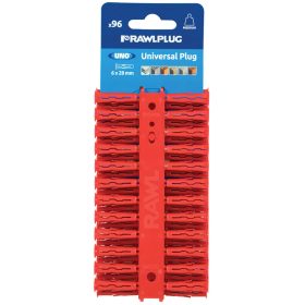 RAWL UNO Műanyag tipli univerzális 6x28 mm (96db/bliszter)