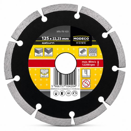 Gyémánt vágókorong 125mm MN-78-103 Modeco Expert