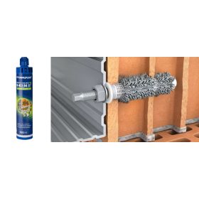   POLIESZTER kétkomponensű ragasztó 300ml gyorsabb kötési idővel Rawlplug R-KEM-II-300-W TÉLI
