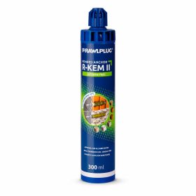   POLIESZTER kétkomponensű ragasztó 300ml gyorsabb kötési idővel Rawlplug R-KEM-II-300-W TÉLI