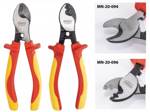 Kábelvágó sarló alakú szigetelt VDE 1000V 160mm Modeco Expert MN-20-094