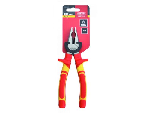 Kombinált villanyszerelő fogó szigetelt VDE 1000V 180mm Modeco Expert MN-20-081